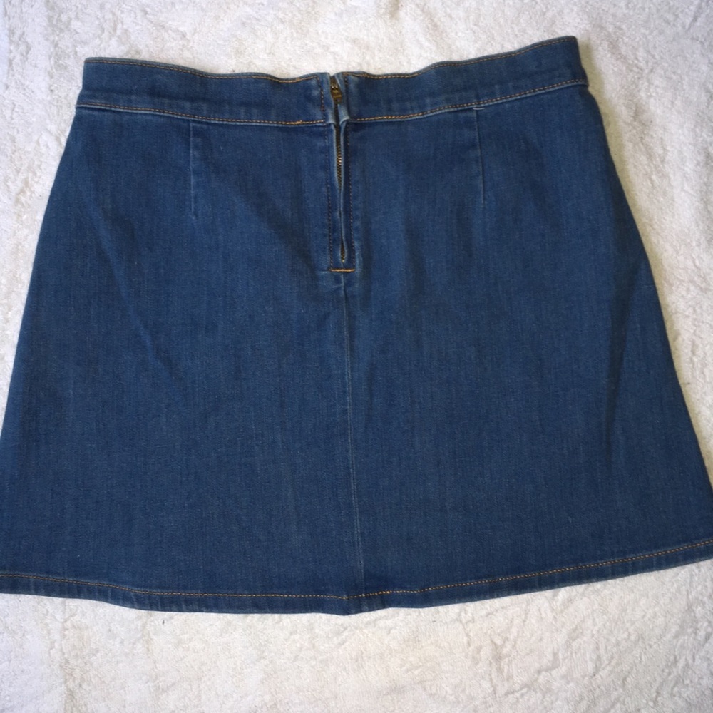Express denim skirt